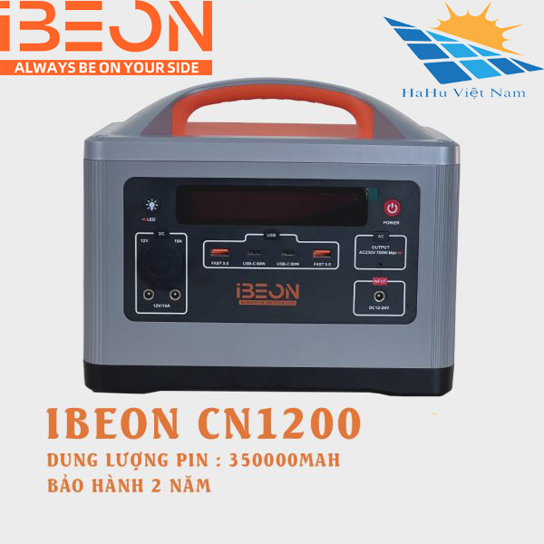 Bộ Lưu Điện Năng Lượng Mặt Trời IBEON 1200w LIFePO4